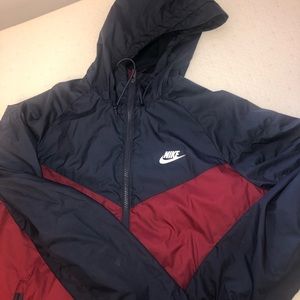 Nike Navy Red Rain Jacket